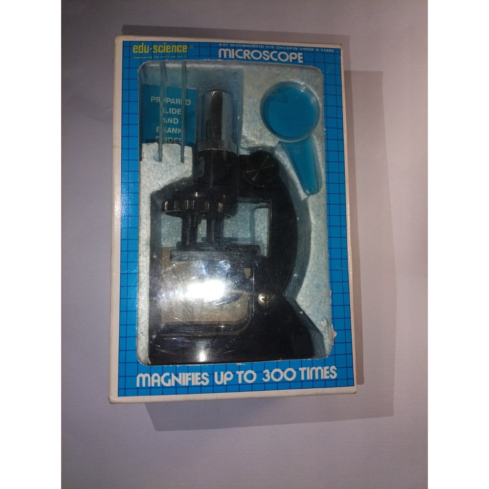 Vintage Edu-Science 100x 200x 300x Toy Microscope For Parts SKN 890944